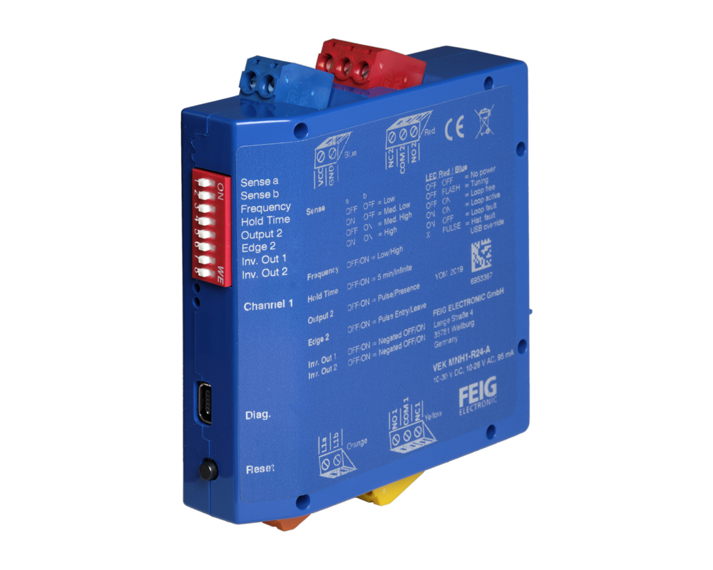INDUCTION LOOP DETECTOR FOR VEHICLE DETECTION VEK MNH1 – Feig Controls UK